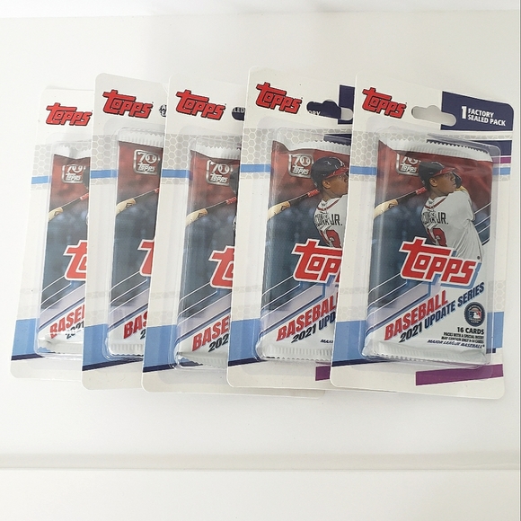 2021 Topps Baseball Update Series 5 factory sealed packs - Picture 1 of 7